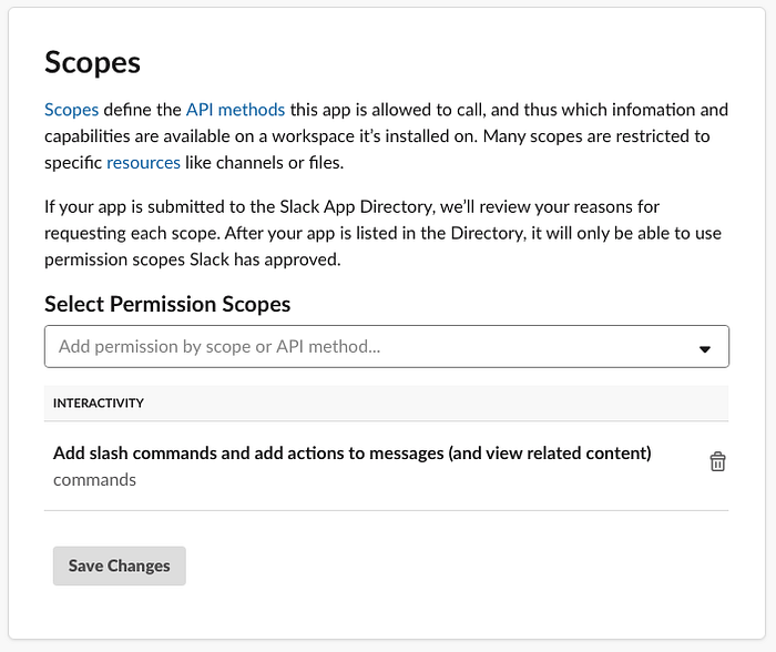 App permissions