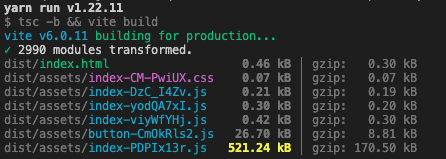 build after dynamic import of Component1