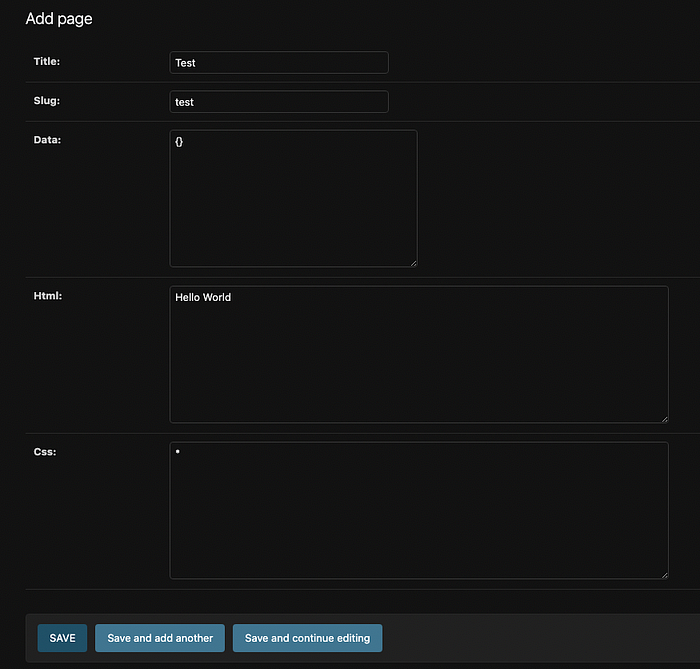 Adding a new page for testing
