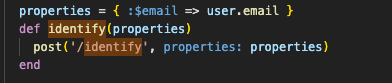 Identify endpoint