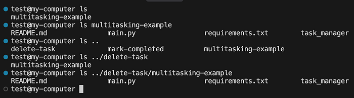 2 branches in the same project directory with the same content