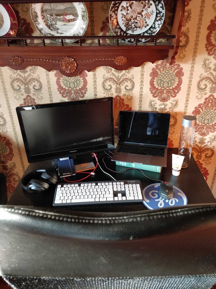 João’s less is more setup.